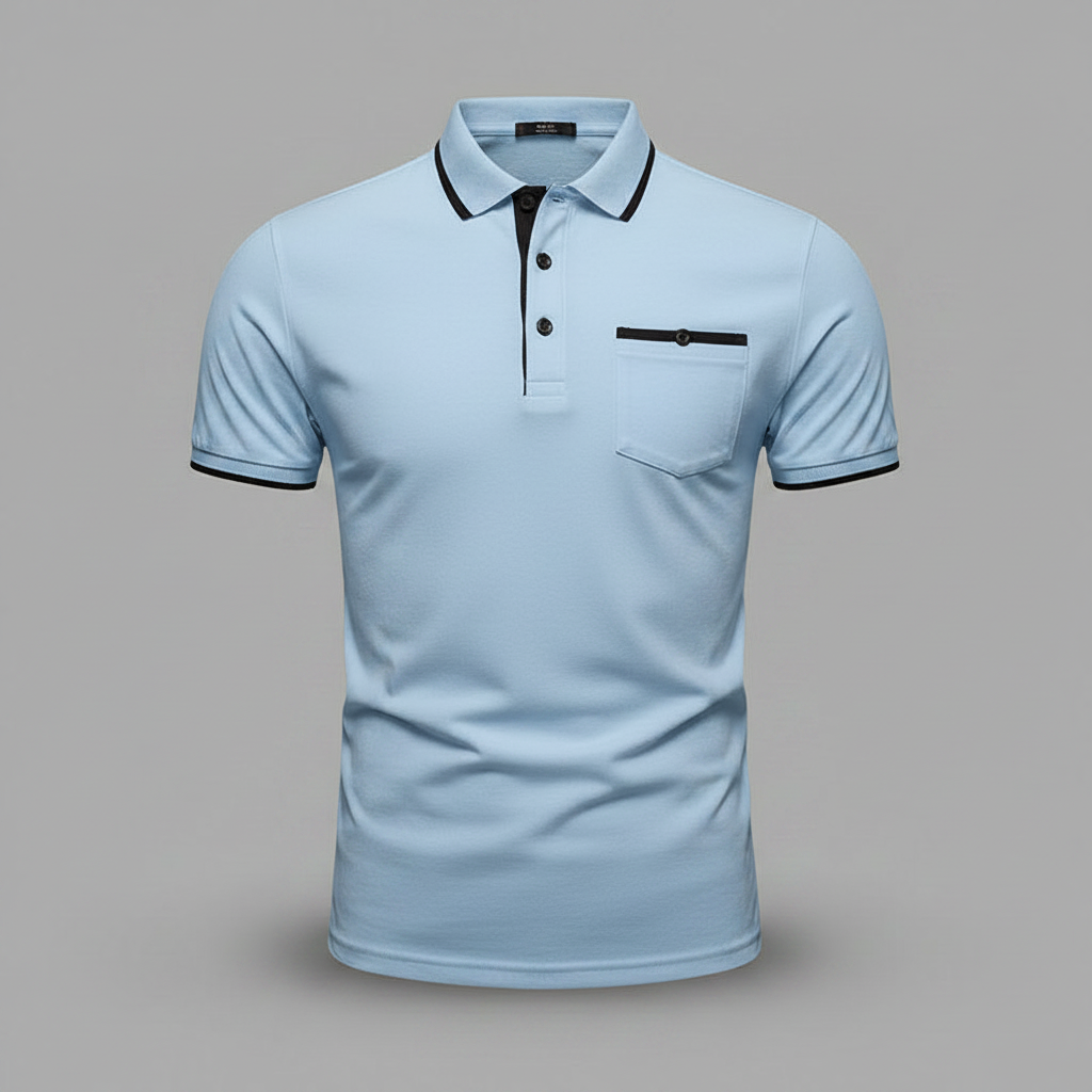 Men's Classic Fit Long Sleeve Polo Shirt | Casual Wear 9