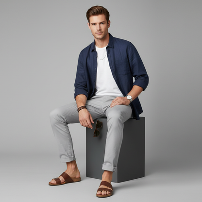 Albert Slim Fit Chinos | Men's Trousers 5