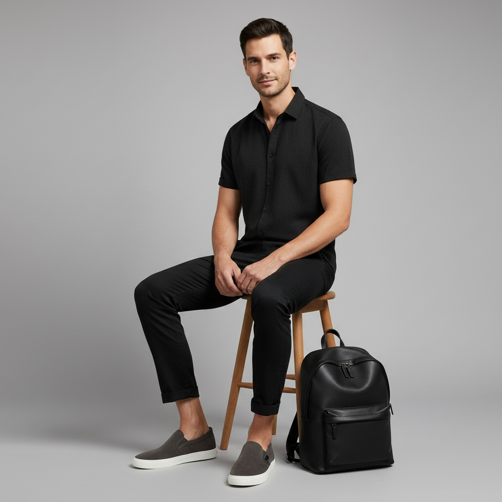 Men's Casual Summer Shirt | Short Sleeve Leisurewear 1