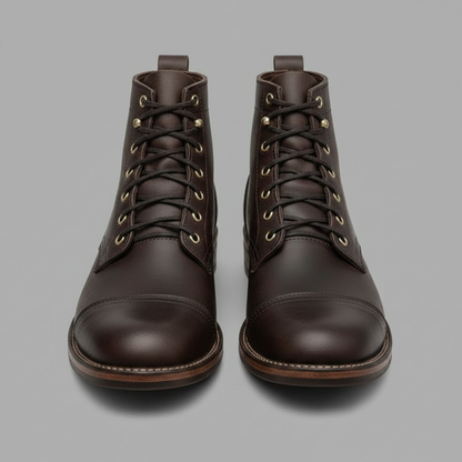 Men's Classic Ankle Work Boots | Durable Lace-Up Work Boots 1