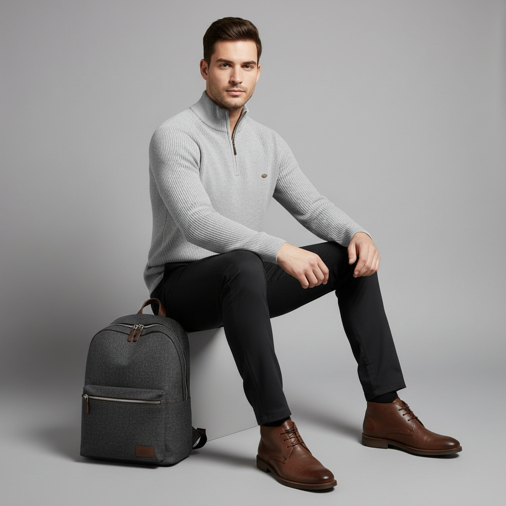 Men's Classic Ankle Work Boots | Durable Lace-Up Work Boots 5