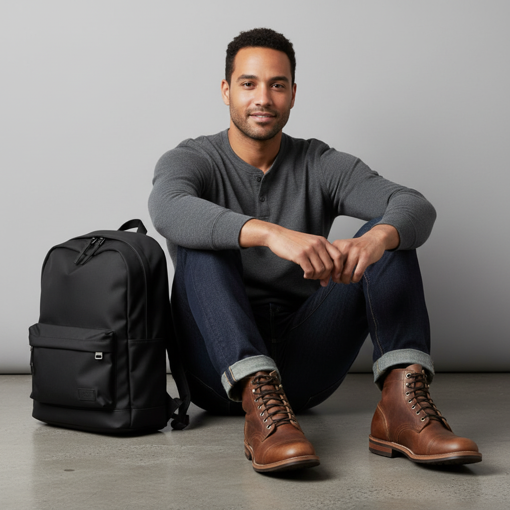 Men's Classic Ankle Work Boots | Durable Lace-Up Work Boots 6