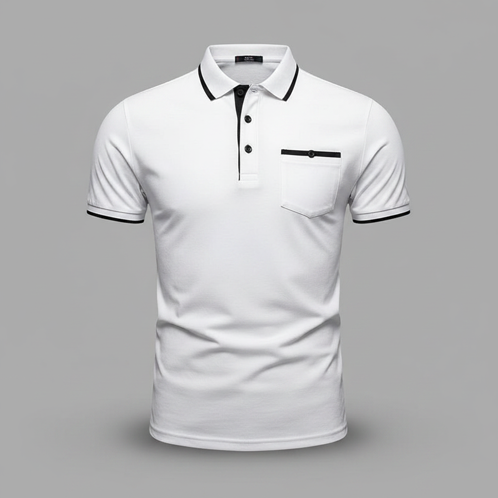 Men's Classic Fit Long Sleeve Polo Shirt | Casual Wear 0