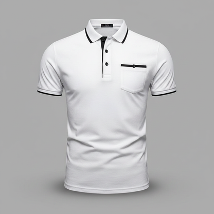 Men's Classic Fit Long Sleeve Polo Shirt | Casual Wear 0