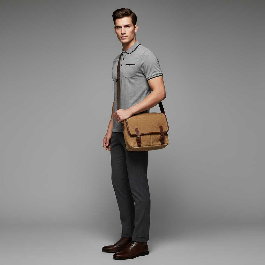Men's Classic Fit Long Sleeve Polo Shirt | Casual Wear 3