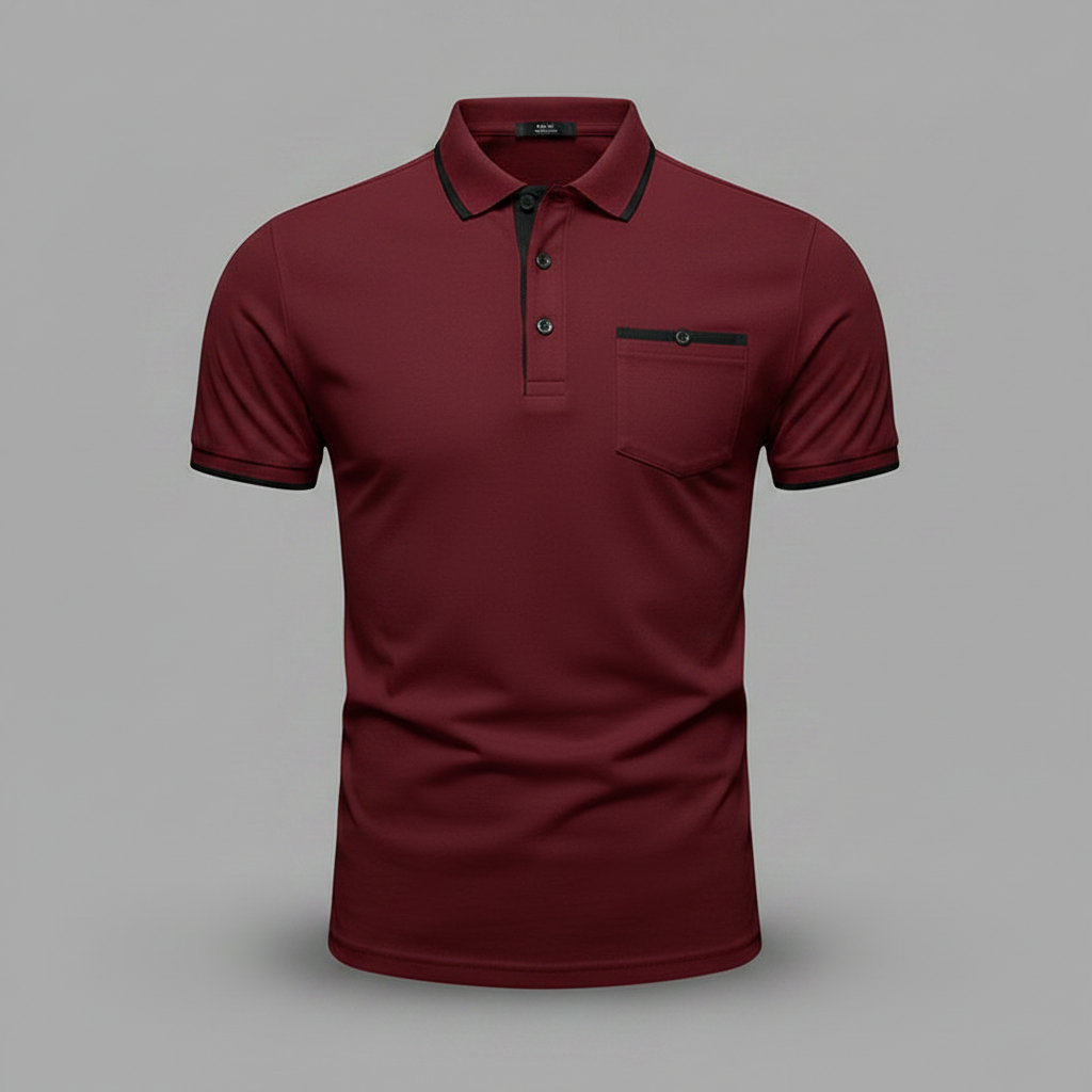 Men's Classic Fit Long Sleeve Polo Shirt | Casual Wear 6