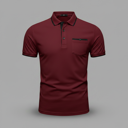 Men's Classic Fit Long Sleeve Polo Shirt | Casual Wear 6