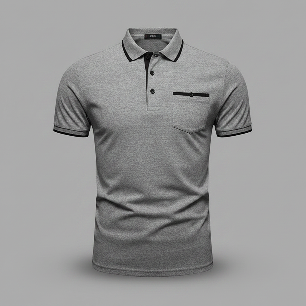Men's Classic Fit Long Sleeve Polo Shirt | Casual Wear 7