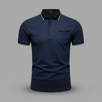 Men's Classic Fit Long Sleeve Polo Shirt | Casual Wear 8