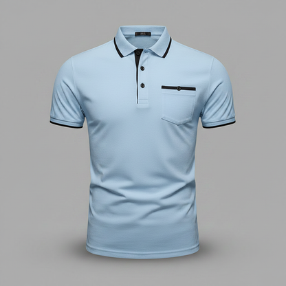Men's Classic Fit Long Sleeve Polo Shirt | Casual Wear 9