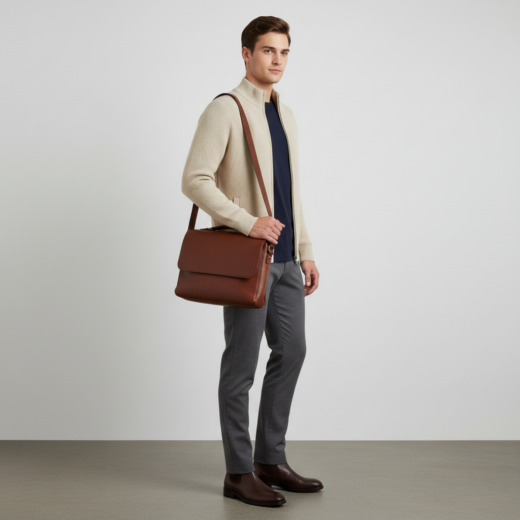 Men's Slim Fit Zip Cardigan | Ribbed Knit Fashion 4