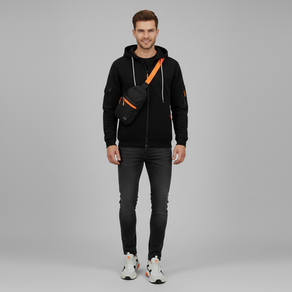 Men's Utility Zip-Up Hoodie | Casual Sweatshirt 2