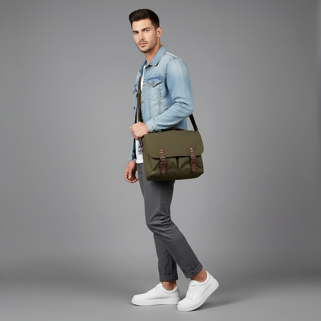 Men's White Platform Sneakers | Casual Trainers 3