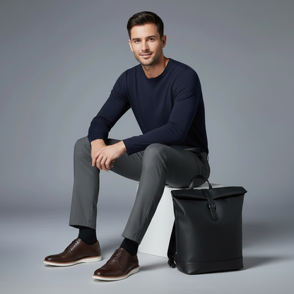 Saul | Men's Slim Fit Stretch Trousers 2