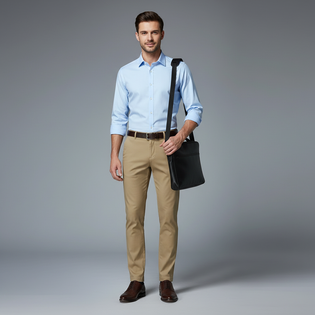 Saul | Men's Slim Fit Stretch Trousers 5